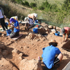 Excavacions al jaciment de Montlleó.