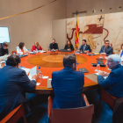 La reunión del Consejo Ejecutivo encabezada por el presidente Pere Aragonès.