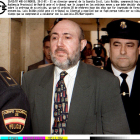 Luis Roldán, escoltado en su llegada a la Audiencia Provincial de Madrid el 20 de febrero de 1997.