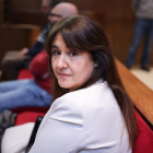 Laura Borràs, al inicio del juicio en el Tribunal Superior de Justicia de Catalunya.