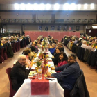 La comida de celebración del traspaso del Esbart de Alguaire.