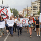 La protesta del passat 5 d’agost contra el nou polígon.
