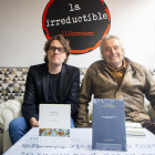 Txema Martínez y Pere Rovira presentaron sus últimos poemarios en la librería la irreductible en marzo.