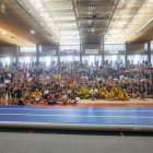 Un total de 250 gimnastas participan en el Festival del Club Gimnàstic Lleida, después de dos años sin poder celebrarlo