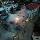 Operativo de las fuerzas israelíes durante enfrentamiento.
