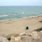 Vista de la platja del Miracle de Tarragona.