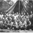 Integrants de l’escola de sanitat militar de l’XI CE a Anyà, l’octubre del 1938.