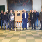 Representants de les congregacions, confraries i germandats de Lleida, ahir al Palau Episcopal.