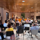 La reunión congregó a regantes del Canal d’Urgell y el Segarra-Garrigues en Vilanova de Bellpuig.