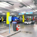 El parking subterráneo del hospital Arnau de Vilanova.