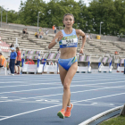 Sofia Santacreu, en el Estatal de Gijón donde batió el récord de España que tenía María Vasco.