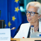 La presidenta del Banco Central Europeo (BCE), Christine Lagarde, durante un diálogo con el comité de Asuntos Económicos y Monetarios del Parlamento Europeo