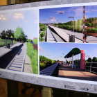 Imatges del projecte del nou baixador de tren al polígon el Segre de Lleida