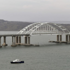 El pont de Kerch a Crimea en una imatge d'arxiu.