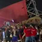 Estos son los vídeos del caos y la tragedia en el Medusa Festival por el viento