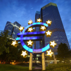 Imagen de la sede central del Banco Central Europeo.