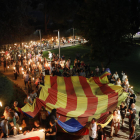 Lleida. La Marxa de Torxes de la ciutat de Lleida va sortir del Roser i va finalitzar a la Seu Vella