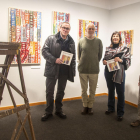 Al centre, Benjamí Tous i l’alcaldessa, Alba Pijuan, dimecres passat al Museu Tàrrega Urgell.