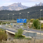 Tramo de la B-40 que ya está en funcionamiento, en Terrassa.