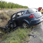 El accidente se produjo el 22 de septiembre en Alfés. 