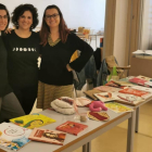 Anna Puigdemasa, Verónica Parisi i Victoria López, docents del curs de cicle menstrual a la UdL.