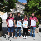 La presentació del certamen, ahir a Ivars.