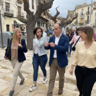 Jordi Turull va visitar ahir Móra la Nova per presentar la candidata a les municipals, Xènia Ripoll.