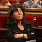 La consellera d'Acció Climàtica, Teresa Jordà, al Parlament.