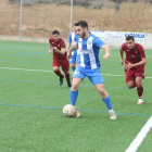 Una acció durant el partit d’ahir a Alcoletge.