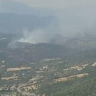 Vista de l'incendi a Isàvena