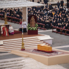 El funeral de Benedicto XVI.