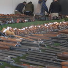 Imagen de las últimas armas que se subastaron en la comandancia de la Guardia Civil