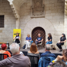 El Pati del Institut d’Estudis Ilerdencs acogió las diferentes mesas redondas y conferencias. 