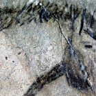 Dibujo de un caballo en una cueva de la Edad del Hielo.
