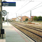 Imagen de archivo de la estación de tren de Bell-lloc d'Urgell.