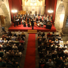 Recital la noche del jueves en la iglesia de Rialp del Cor de Cambra del Palau de la Música Catalana.