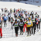 Esquiadores durante una anterior edición de la Marxa Beret.