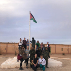 Fotografía de grupo de la delegación leridana en Argelia. 