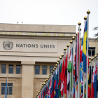 El edificio de las Naciones Unidas en Ginebra.