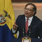 El presidente de Colombia Gustavo Petro, salpicado por el escándalo de su hijo.