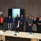 L’equip que ahir es va reunir per presentar el projecte.