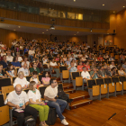 Apertura del congreso CIDUI, ayer en el auditorio de Cappont de la Universitat de Lleida.