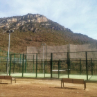 Les pistes de pàdel de Vilanova de Meià.