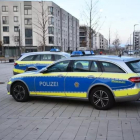 Coche de Policía de Alemania. Imagen de archivo.