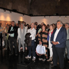 Acto inaugural ayer en la sala La Gòtika del IEI de la exposición ‘Jesús Mauri. Traces dels espais’.