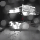 Captura de vídeo del ataque al petrolero ruso.