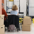 Recuento de los votos del pasado viernes, en la Junta Electoral de Zona.