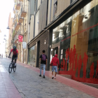 L’Oficina Local d’habitatge de la ciutat de Lleida, al carrer Cavallers.