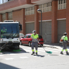 La Paeria de Lleida inicia en la Bordeta el plan de choque de limpieza por barrios con 35 trabajadores de todas las áreas