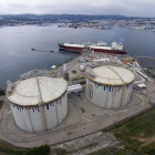 Terminal de gas natural liquat (GNL) de Reganosa a Mugardos (A Coruña).